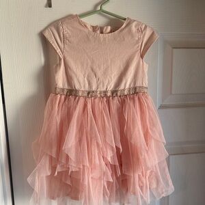 Toddler Pink Tulle Dress with Gold Accents - OshKosh b’gosh